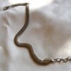 Silver Stainless Steel Snake Chain Anklet