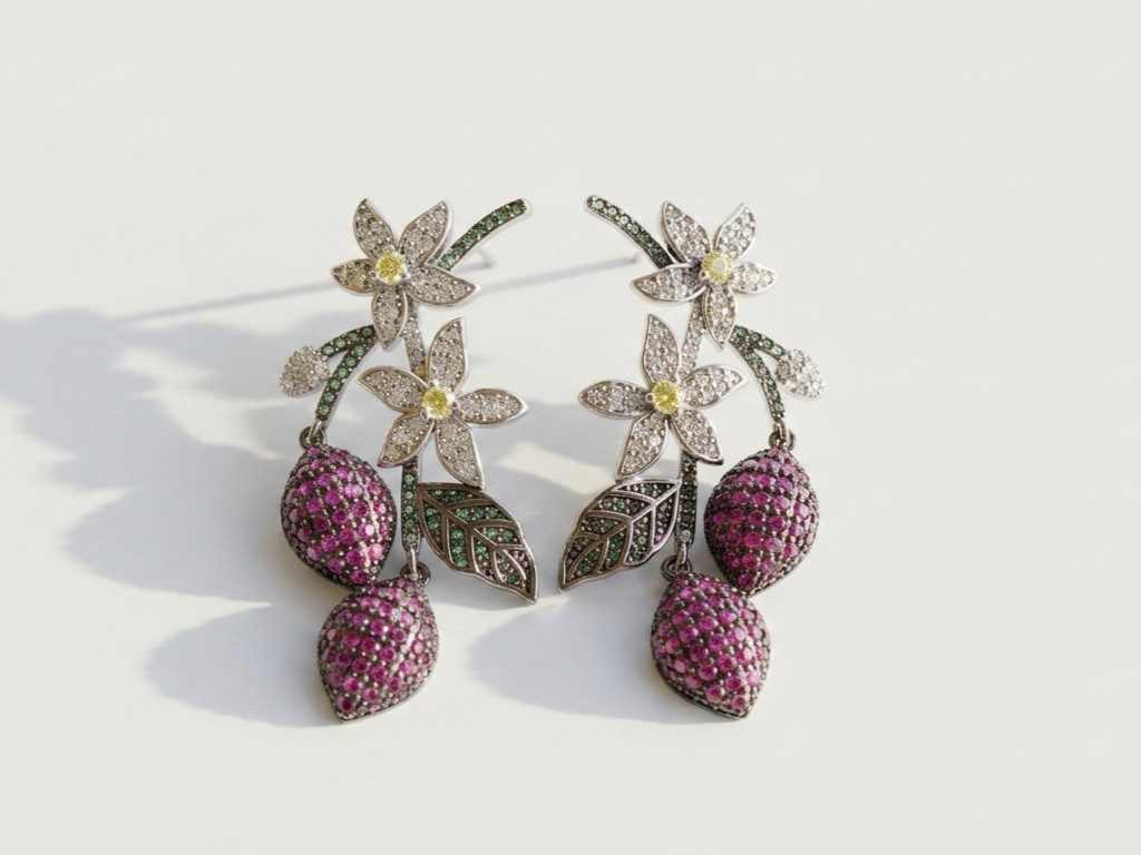 berries earrings pakistan Elegant Earrings for Women Pakistan by dango