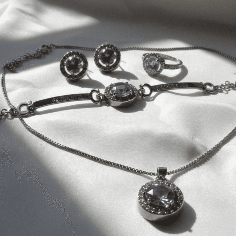 Zircon Jewelry Set for Women Pakistan by dango