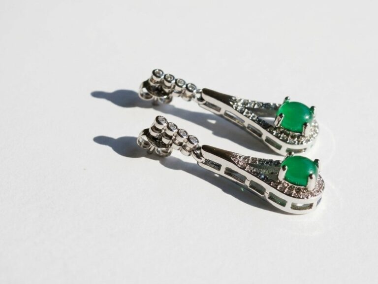 925 Silver Earrings Pakistan by dango