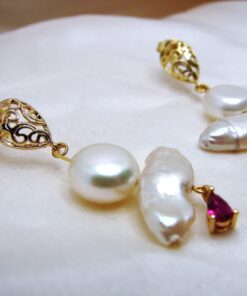 Baroque Pearl Empire Earrings