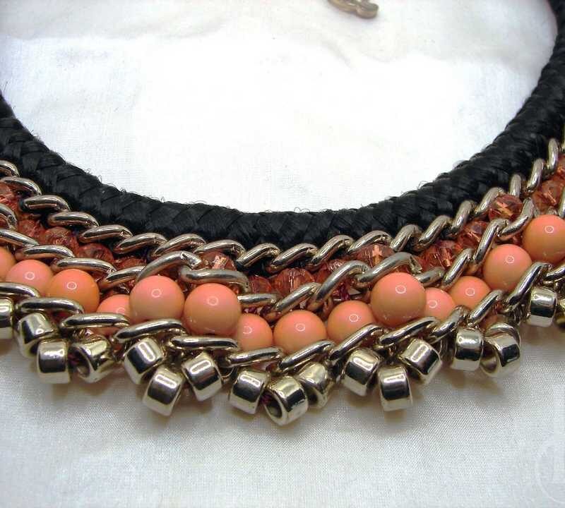 Black Thread Diva Tribal Necklace