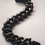 Skull Lock Black Steel Cuban Men's Bracelet Pakistan by dango