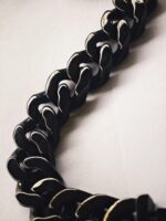 Stainless Steel Wide Skull Lock Bracelet - Image 4