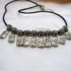 Tribal Oxidized String Necklace
