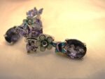 Purple Flora Earrings