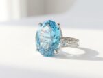Blue Zircon Women's Ring Pakistan by dango