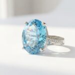 Blue Zircon Women's Ring Pakistan by dango