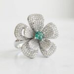 Flower Zircon Ring for Women Pakistan by dango