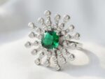 Green Zircon Women's Ring Pakistan by dango