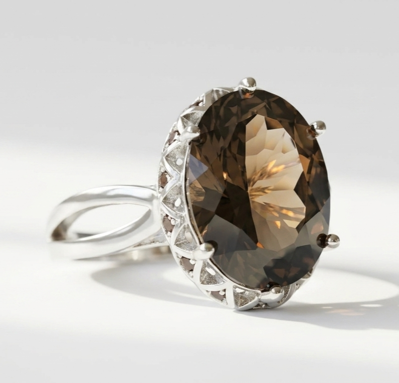 925 Silver Topaz Ring Pakistan by dango