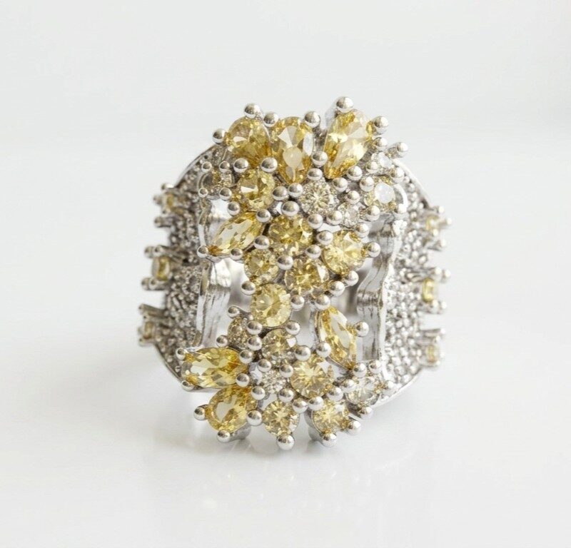 Yellow Zircon Ring Pakistan by dango