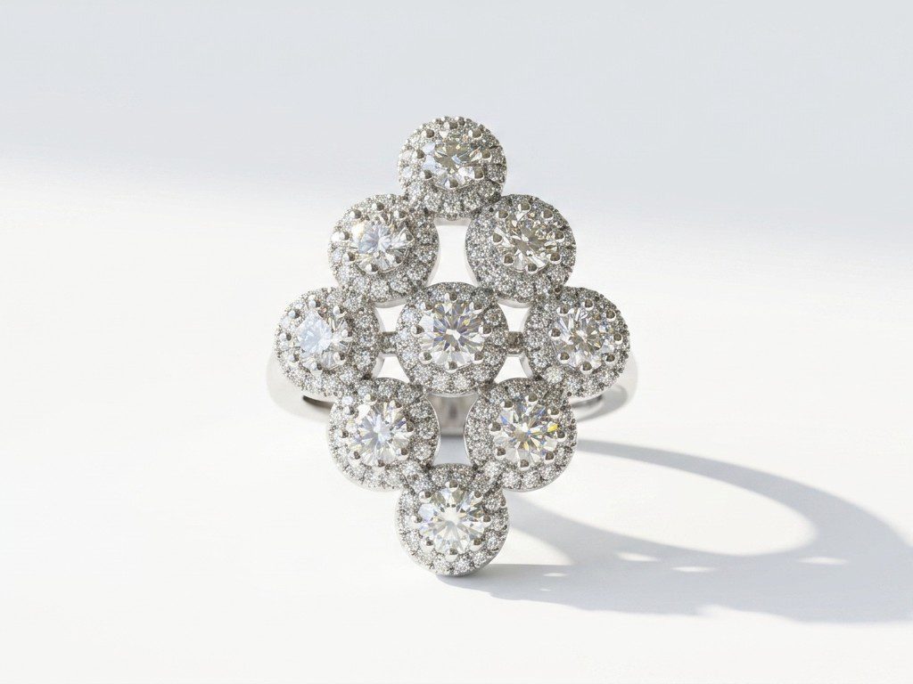 zircon ring pakistan Diamond Zirconia Ring - Image 1