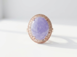 Natural chalcedony Stone Ring for women Pakistan by dango