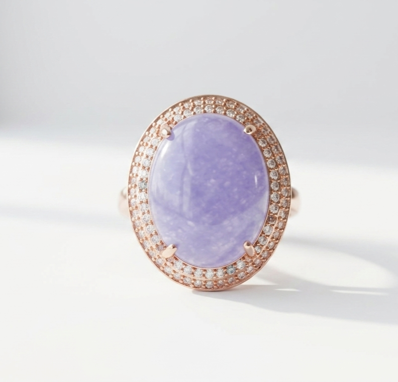 Natural chalcedony Stone Ring for women Pakistan by dango