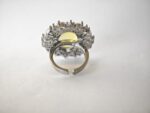 Faux Moonstone Adjustable Ring - Image 3