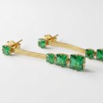 gold plated earrings for women Pakistan by dango