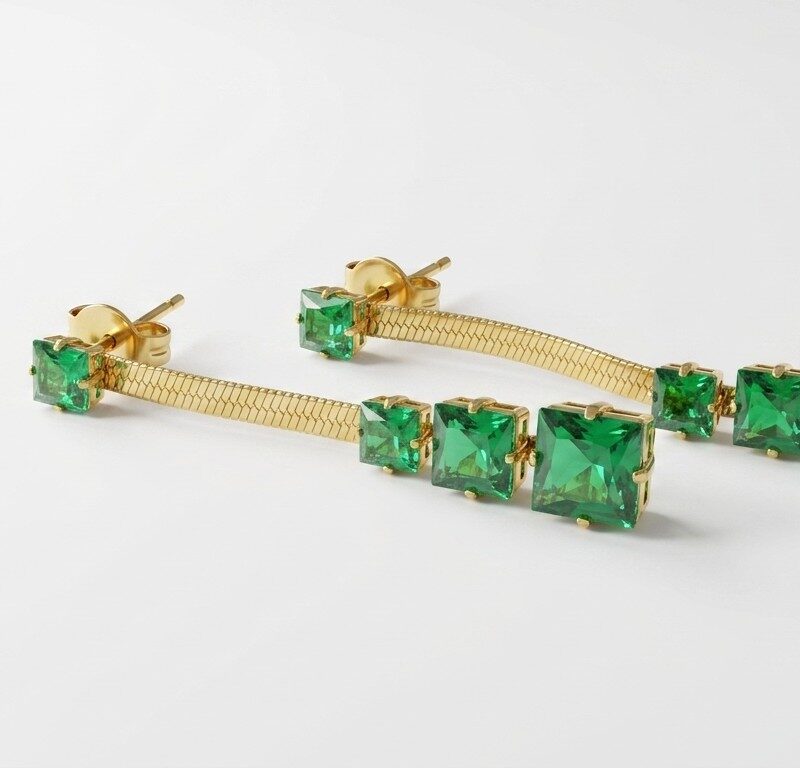 gold plated earrings for women Pakistan by dango