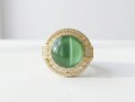 Green Dome Adjustable Ring