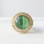 Green Dome Adjustable Ring