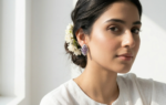 925 Silver Purple Zircon Earrings - Image 2