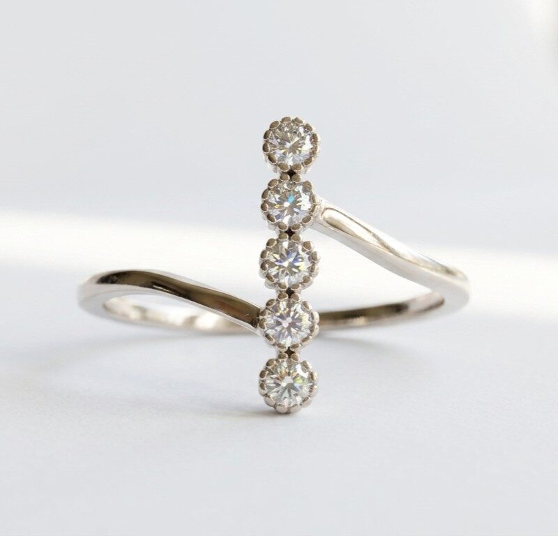 925 Sterling Silver Minimal Ring for women in Pakistan by dango
