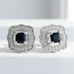 Silver Stud Earrings for women in Pakistan by dango