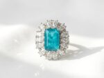 Electric Blue Zircon Ring