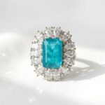 Electric Blue Zircon Ring