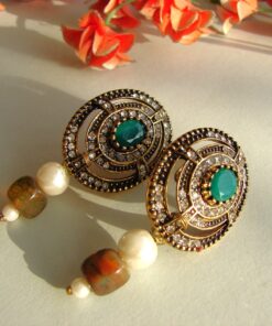 Cleopatra Earrings with Tourmaline