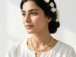 Gold Plated Steel Hearts Necklace - Image 2
