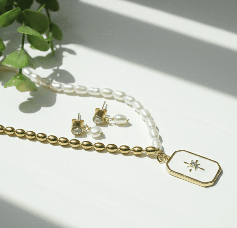 Pearls Jewelry Set for women Pakistan by dango