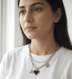 Stainless Steel Punk Heart Chain - Image 2