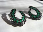 Green Earrings for women Pakistan by dango