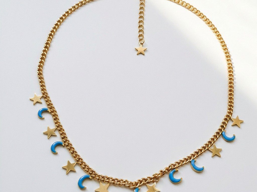 blue moon anklet Moon Waterproof Anklet Pakistan by dango