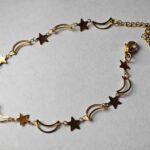 chand tara gold plated steel tarnish free cute anklet for women in pakistan by dango