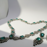 Green Zircon Jewelry Set for Women Pakistan by dango