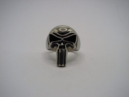 Punisher Skull Stainless Steel Ring
