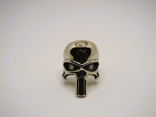 Punisher Skull Reflective Stainless Steel Ring for men