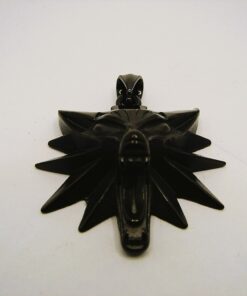Black Witcher Stainless Steel Pendant with Chain