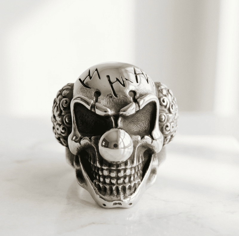 Joker Stainless Steel Men's Ring Pakistan by dango