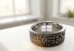 battle damage Stainless Steel Men's Band Ring Pakistan by dango