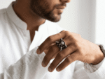 Domineering Skull in Dragon Claw Stainless Steel Ring - Image 2