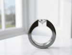 Stainless Steel Zircon Band Men's Ring Pakistan by dango