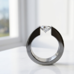 Stainless Steel Zircon Band Men's Ring Pakistan by dango