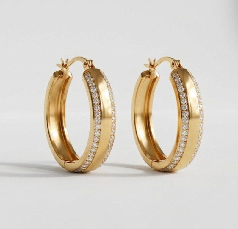 Stainless Steel Hoop earrings Pakistan