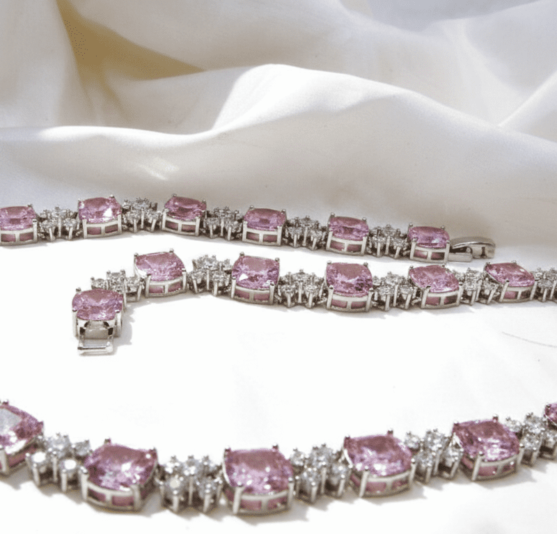 Pink Luxury Jewelry Set Pakistan by dango