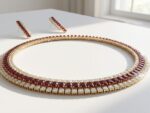Red Zircon Jewelry Set for Women Pakistan by dango