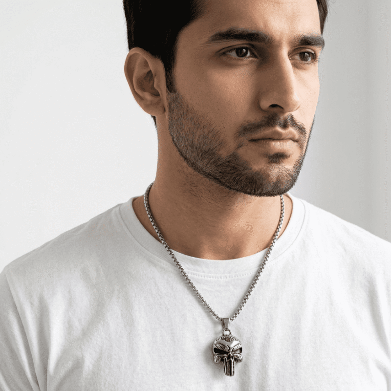Stainless Steel Punisher Pendant Pakistan by dango