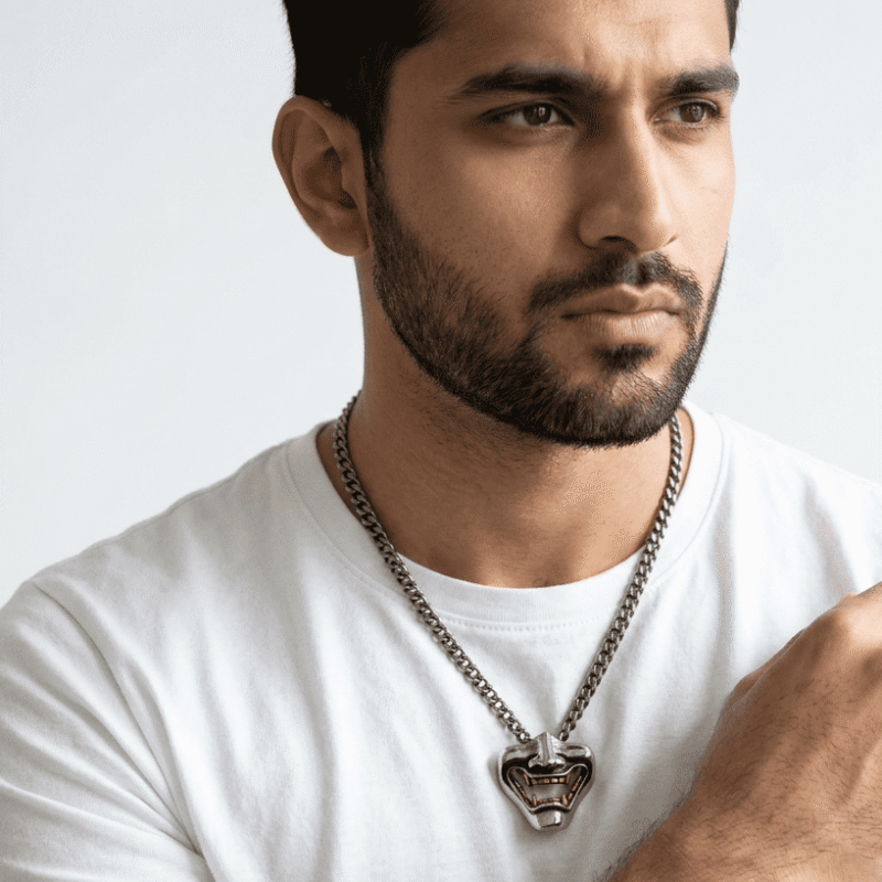 Smile Stainless Steel Pendant for Men Pakistan by dango